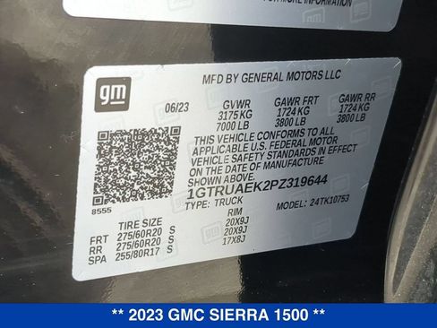 Used 2023 GMC Sierra 1500 Pro w/ Graphite Edition AWD/4WD image 24