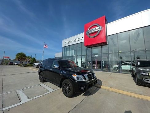 Used 2019 Nissan Armada Platinum w/ Cargo Package RWD image 1