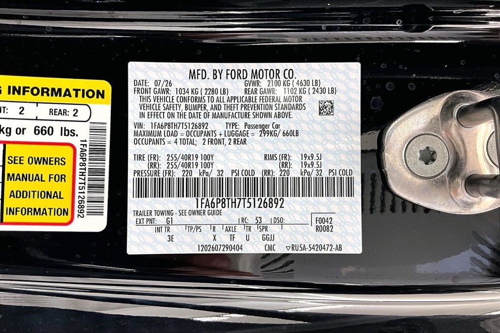 New 2026 Ford Mustang Premium w/ Mustang RTR Package RWD image 8