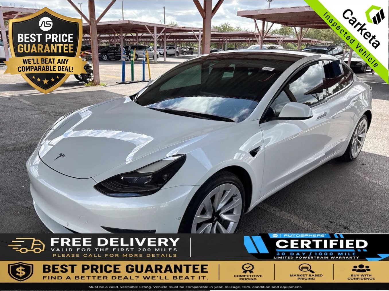 Used 2022 Tesla Model 3 Long Range AWD/4WD image 1