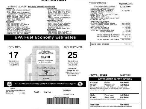Used 2011 Ford Explorer XLT w/ 202A Rapid Spec Order Code FWD image 20