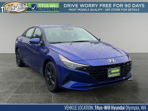Used 2023 Hyundai Elantra Blue w/ Cargo Package image 1