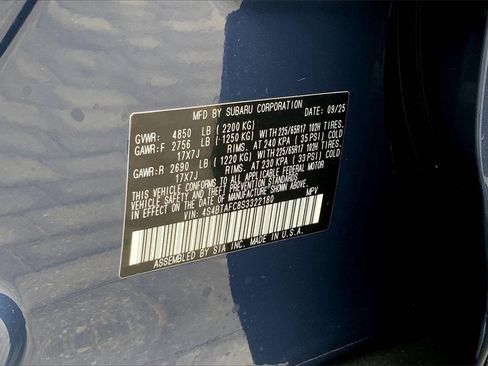 New 2025 Subaru Outback Premium image 8