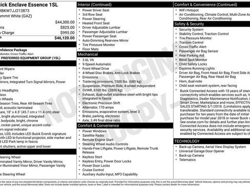 Used 2018 Buick Enclave Essence image 5