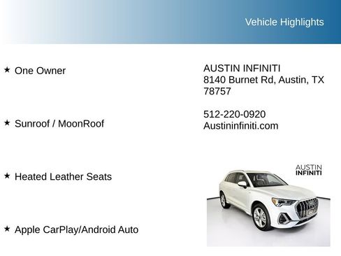 Used 2022 Audi Q3 2.0T Premium Plus w/ Premium Plus Package AWD/4WD image 10