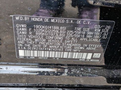 New 2026 Honda HR-V EX-L image 18