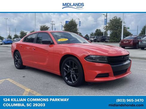Used 2023 Dodge Charger SXT w/ Blacktop Package RWD image 1