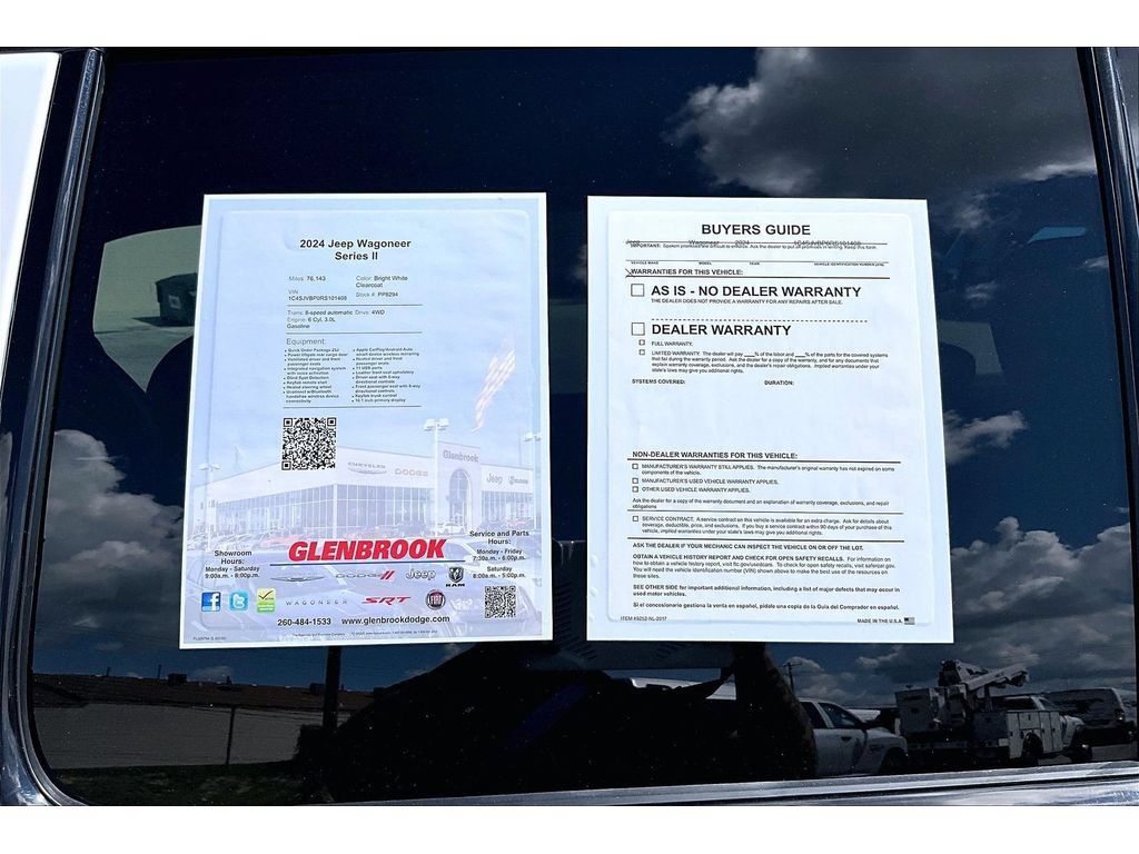 Certified 2024 Jeep Wagoneer Series II w/ Flexible Seating Group AWD/4WD image 59