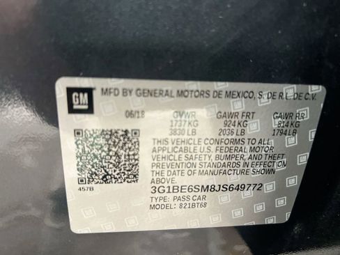 Used 2018 Chevrolet Cruze LT w/ RS Package FWD image 27