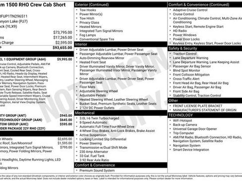 New 2026 RAM 1500 RHO w/ RHO Level 1 Equipment Group AWD/4WD image 18