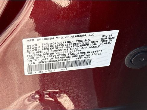 Used 2019 Honda Passport Elite image 43