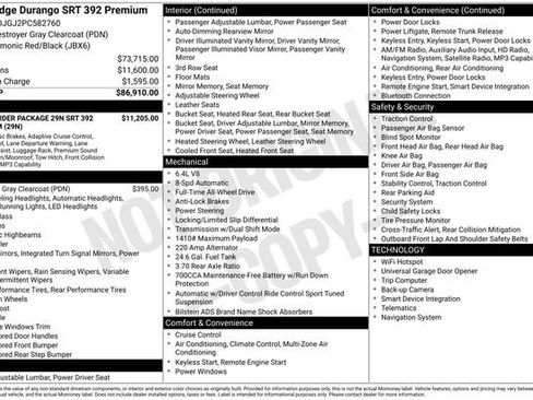 Certified 2023 Dodge Durango SRT image 37