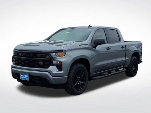 New 2026 Chevrolet Silverado 1500 Custom w/ Turbomax Blackout Package RWD image 3
