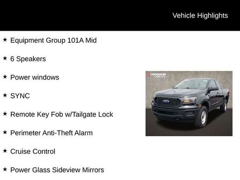 Used 2020 Ford Ranger XL w/ Equipment Group 101A Mid image 2