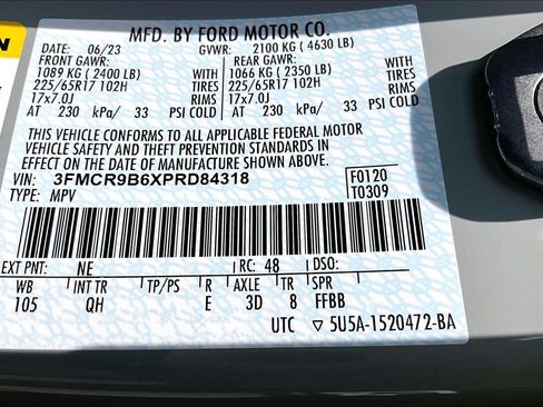 Used 2023 Ford Bronco Sport Big Bend w/ Convenience Package AWD/4WD image 33