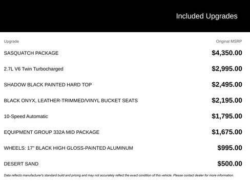 New 2026 Ford Bronco Badlands w/ Sasquatch Package image 17