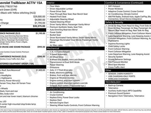 New 2026 Chevrolet TrailBlazer ACTIV w/ Convenience Package AWD/4WD image 11