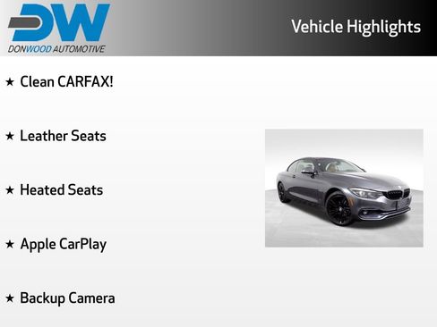 Used 2018 BMW 430i xDrive Convertible AWD/4WD image 6