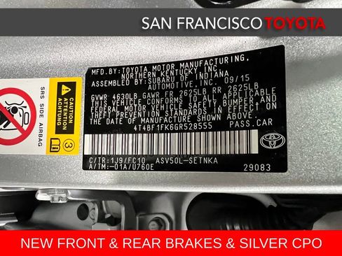 Certified 2016 Toyota Camry LE image 37