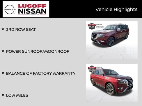 Certified 2024 Nissan Armada Platinum w/ Captain's Chairs Package image 6
