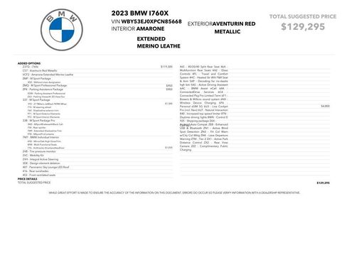 Used 2023 BMW i7 xDrive60 w/ Parking Assistance Package image 89