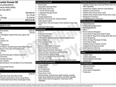 Used 2025 Hyundai Sonata SE image 7
