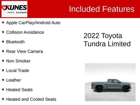 Used 2022 Toyota Tundra Limited w/ TRD Off-Road Package image 2