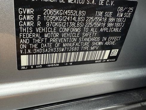 Certified 2025 Acura ADX AWD image 17