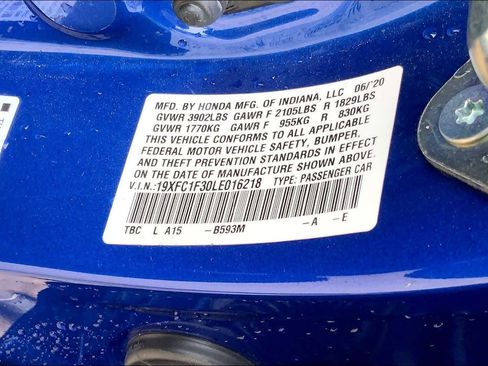 Used 2020 Honda Civic EX image 33