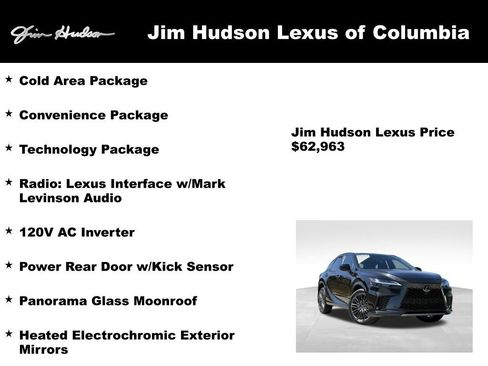 Certified 2024 Lexus RX 500h F Sport w/ Convenience Package image 4