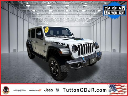 Used 2022 Jeep Wrangler Unlimited Rubicon 4xe w/ Cold Weather Group AWD/4WD image 1