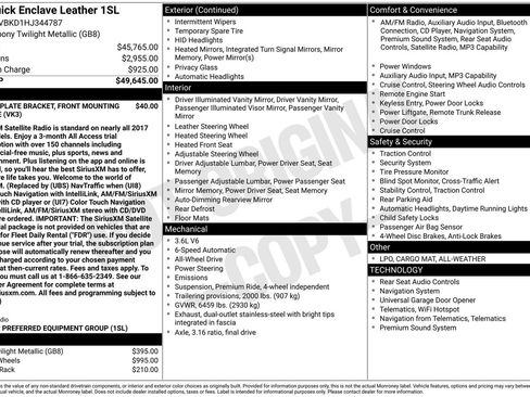 Used 2017 Buick Enclave Leather image 3