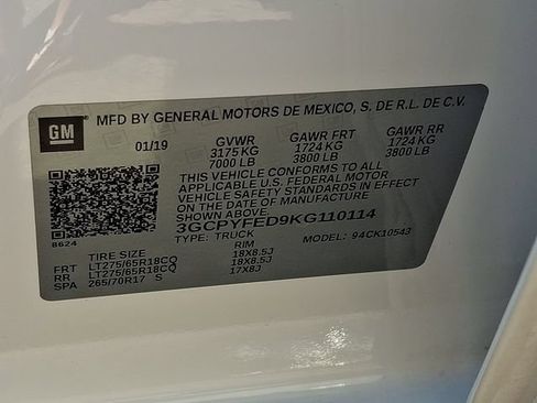 Used 2019 Chevrolet Silverado 1500 LT Trail Boss w/ Convenience Package AWD/4WD image 31