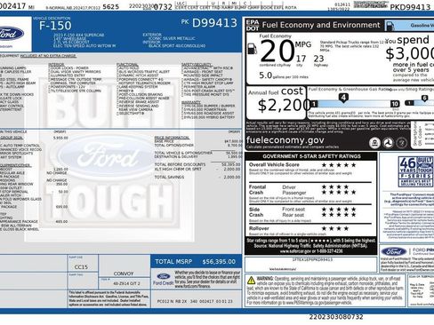 Used 2023 Ford F150 XLT w/ Equipment Group 302A High image 39