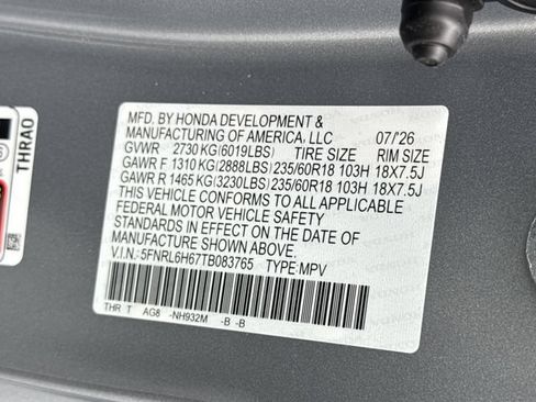 New 2026 Honda Odyssey EX-L image 42