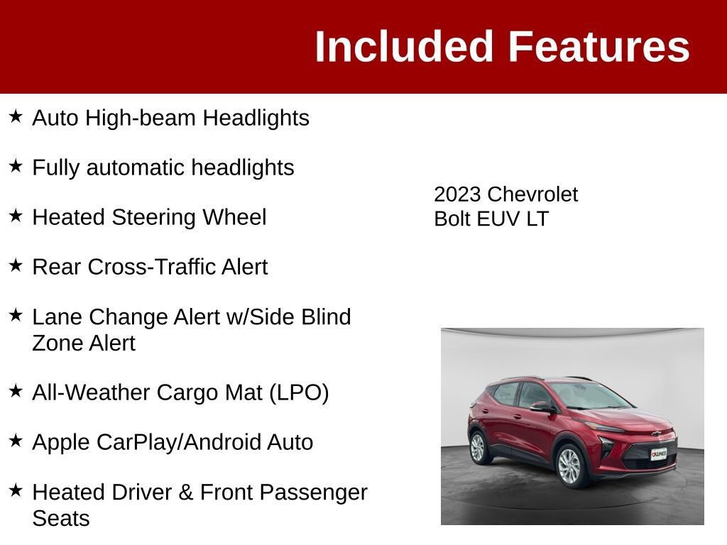 Used 2023 Chevrolet Bolt EUV LT w/ Comfort Package FWD image 4