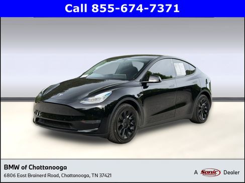 Used 2021 Tesla Model Y Long Range AWD/4WD image 1