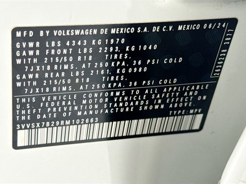 Used 2024 Volkswagen Taos SE FWD image 33