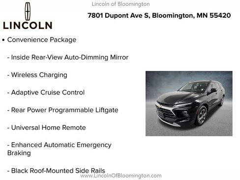 Used 2024 Chevrolet Blazer LT w/ Convenience Package AWD/4WD image 9