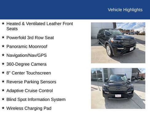 Used 2022 Ford Explorer Limited w/ Limited Technology Package image 35