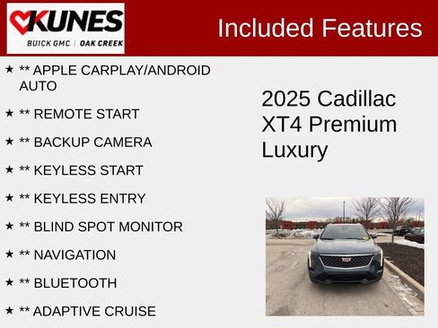 Used 2025 Cadillac XT4 Premium Luxury image 2
