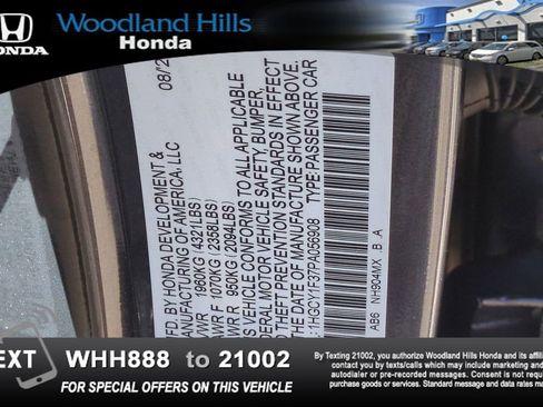 Certified 2023 Honda Accord EX image 27