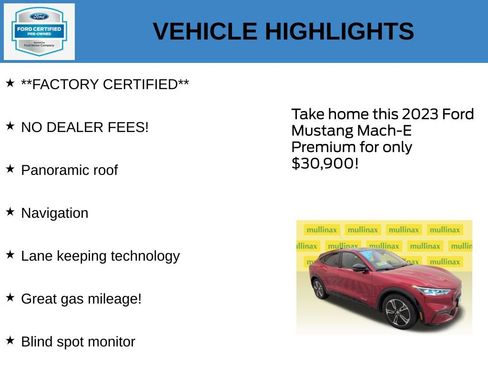 Used 2023 Ford Mustang Mach-E Premium RWD image 11