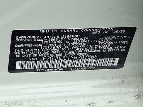 Used 2025 Subaru Crosstrek 2.0i Premium image 26