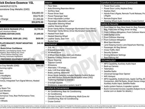 Used 2023 Buick Enclave Essence w/ Experience Buick Package image 1