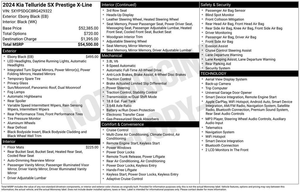 Certified 2024 Kia Telluride SX Prestige X-Line AWD/4WD image 40