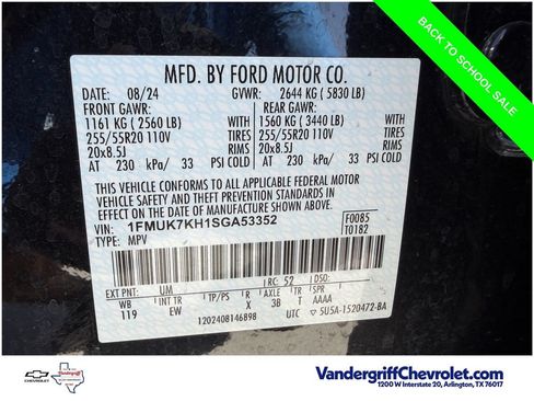 Used 2025 Ford Explorer ST-Line RWD image 29