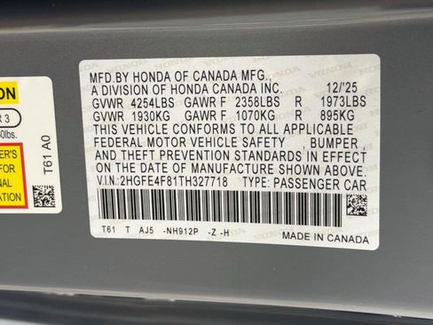 Used 2026 Honda Civic Sport Touring image 38