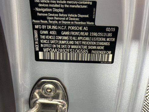 Certified 2015 Porsche 911 Carrera RWD image 18