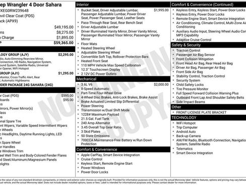 Used 2024 Jeep Wrangler Sahara w/ Technology Group image 11